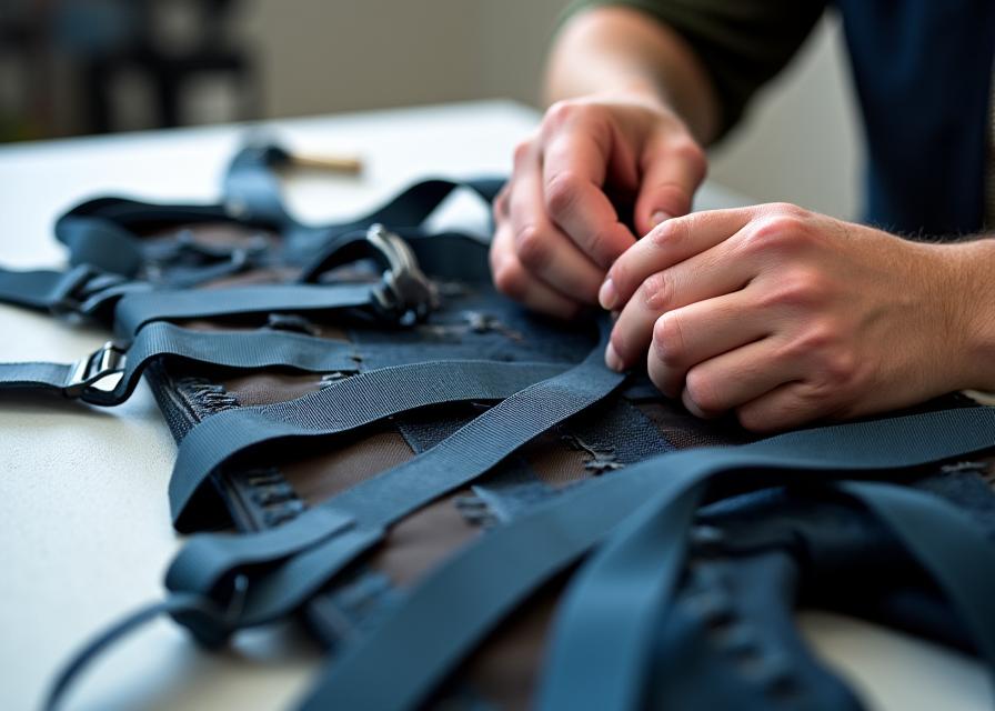 Fitting personalizzato imbraghi da arrampicata